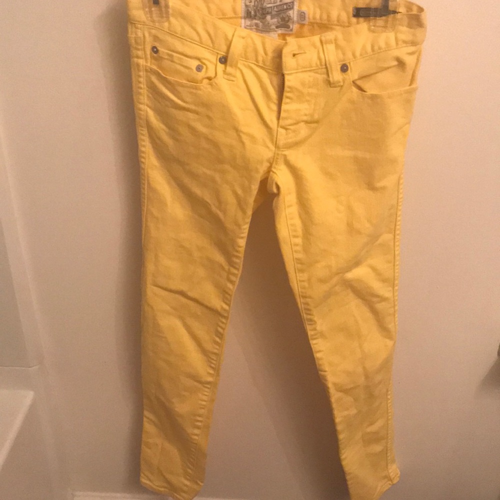 Ruby Ralph Lauren Skinny Yellow ☀️Summer Jeans